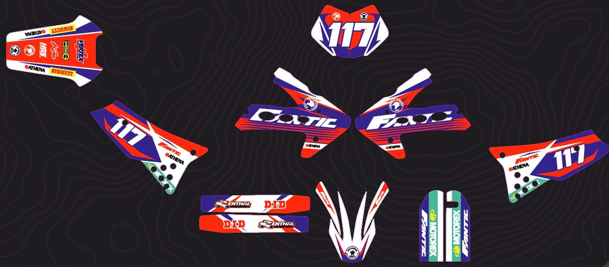 Kit grafiche INFERNO KTM personalizzabile