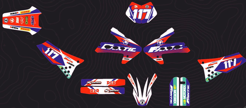 Kit grafiche INFERNO KTM personalizzabile