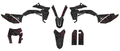 Kit Grafiche Obsidian - grafica nera grigia con dettagli rossi
